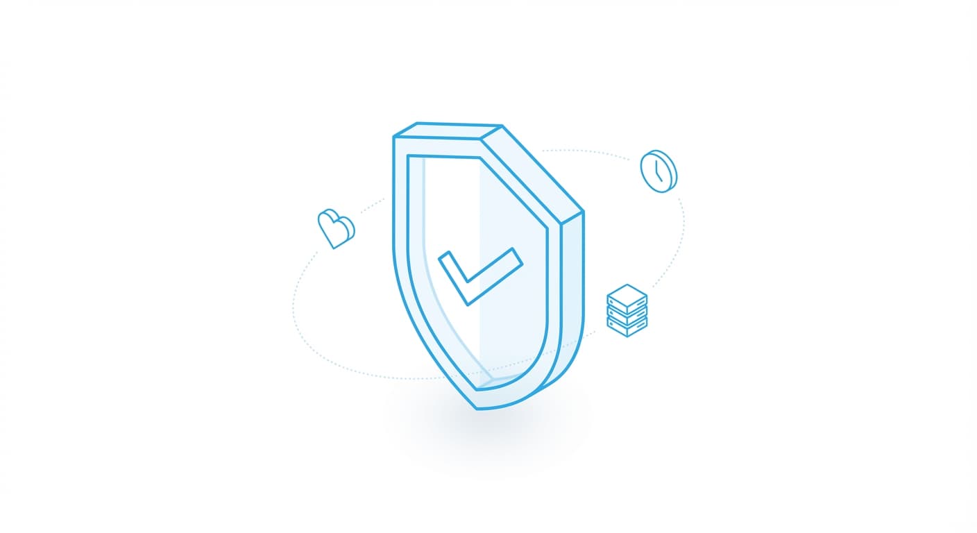 Trust illustration representing ethical sourcing, responsive support, and reliable in-house infrastructure