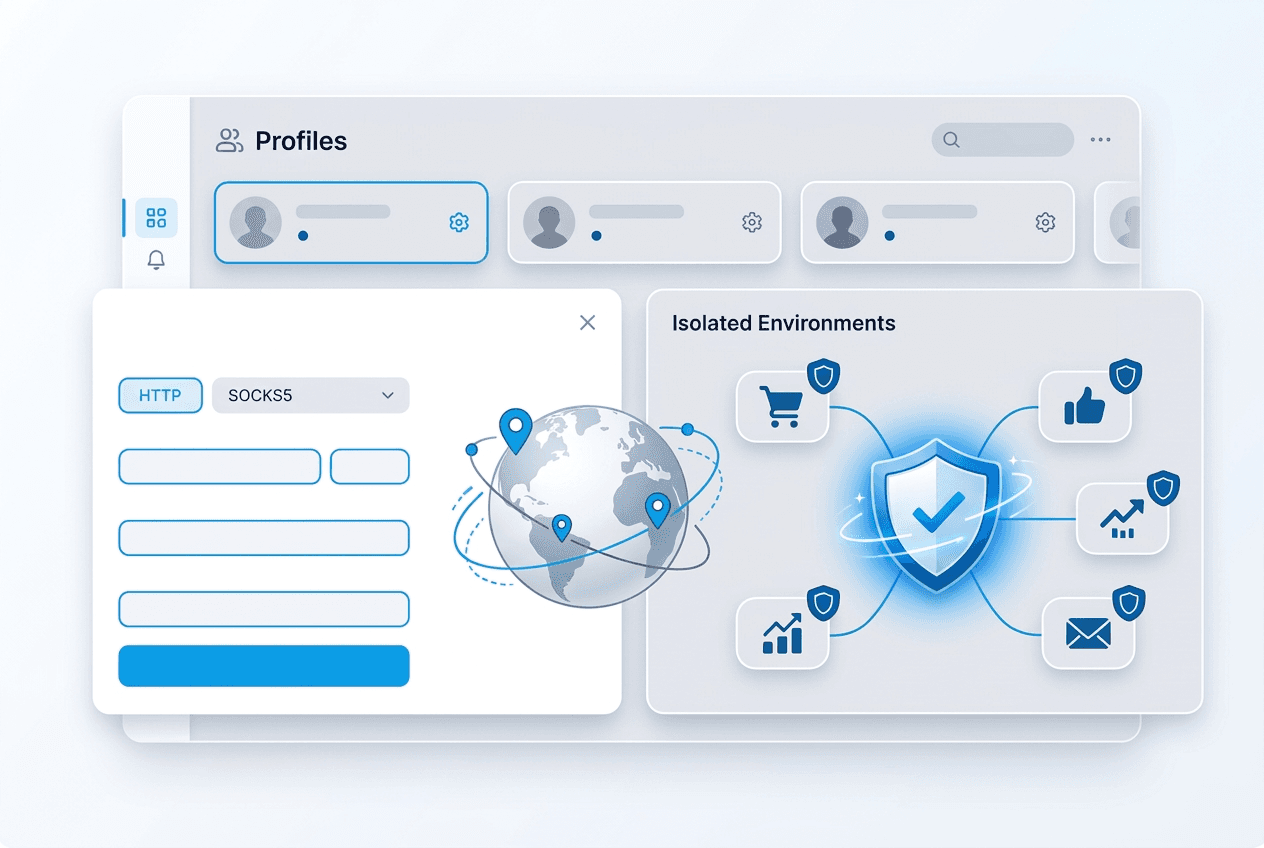 How to set up proxies in GoLogin, Multilogin, and AdsPower